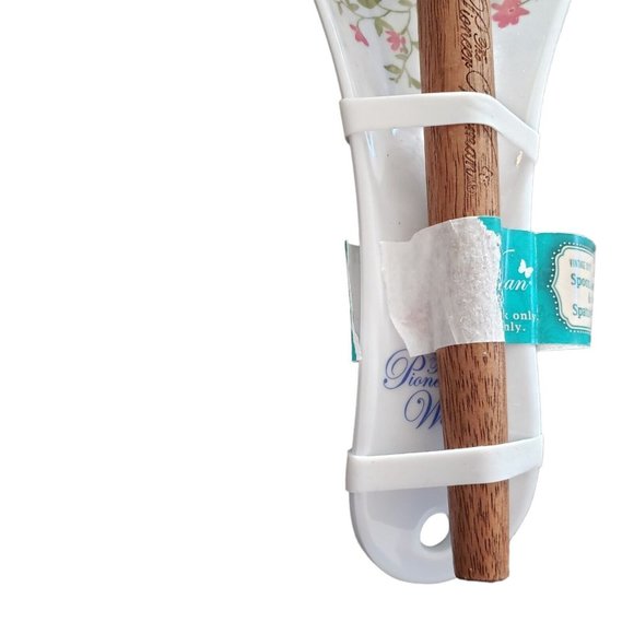 Pioneer Woman Ditsy Spoon Rest & Spatula Set Aqua Green New See Description - Picture 5 of 5